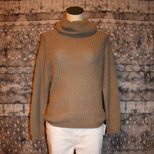 Ambiance brown knitted turtleneck